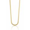 14K Gold Plated Stainless Steel Necklace, 3mm Wire Nst2308