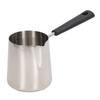 Coffee Milk Frothing Pitcher Cup 304 Stainless Steel Long Handle Milk Pitcher Pointed Tip Latte Frothing Cup with Scale