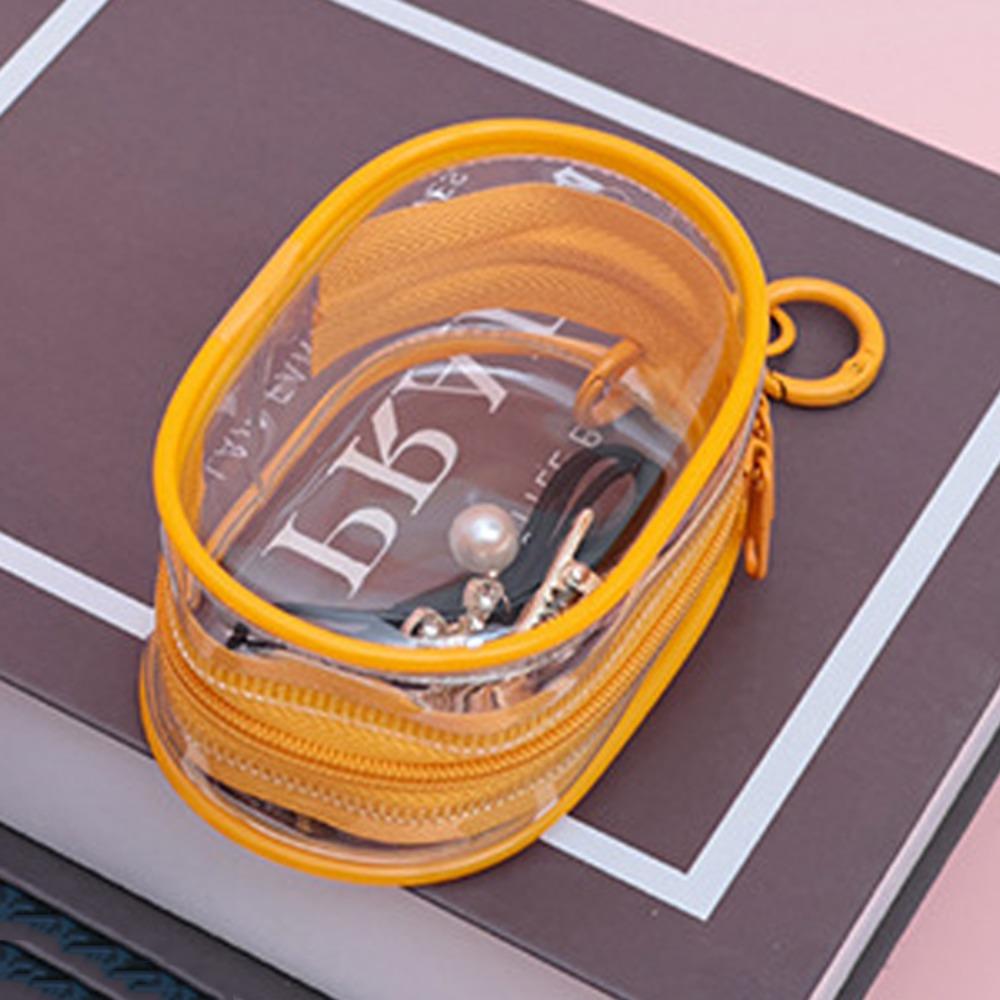 Прозрачная сумка для хранения кабеля данных с брелком для ключей, цифровая сумка для хранения, зарядное устройство для телефона