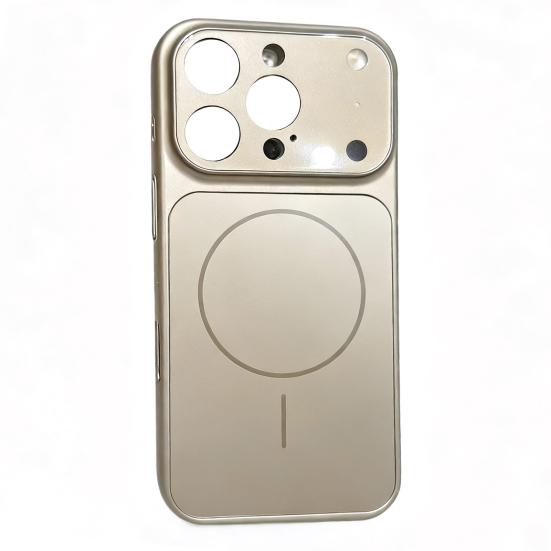 Стеклянный магнитный чехол для IPhone 16 Pro/Pro Max Защитный чехол для телефона для Magsafe Противоударный чехол с матовой защитой от царапин