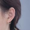 Trendy French Geometric Girls Women Ear Cuff Irregular Ear Clip Clip Earrings Fashion Jewelry