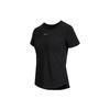 Dri-Fit Training Sports Quick-Dry Round Neck Short Sleeve T-Shirt Women Tops Black DD0619-010
