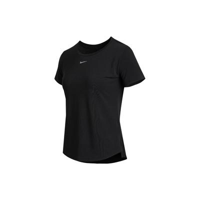Dri-Fit Training Sports Быстросохнущая футболка с короткими рукавами и круглым вырезом Женские топы Черные DD0619-010