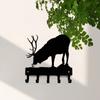 Вешалка для ключей Elk Bull, настенная подвеска, настенное искусство, домашний декор, идеальный подарок для любителей дикой природы