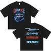 Rapper Drake IceUnisex Album 2026 Graphic T Shirt Unisexs Vintage Hip Hop Short Sleeve Tshirts Unisex pure Cotton Tshirt Streetwear
