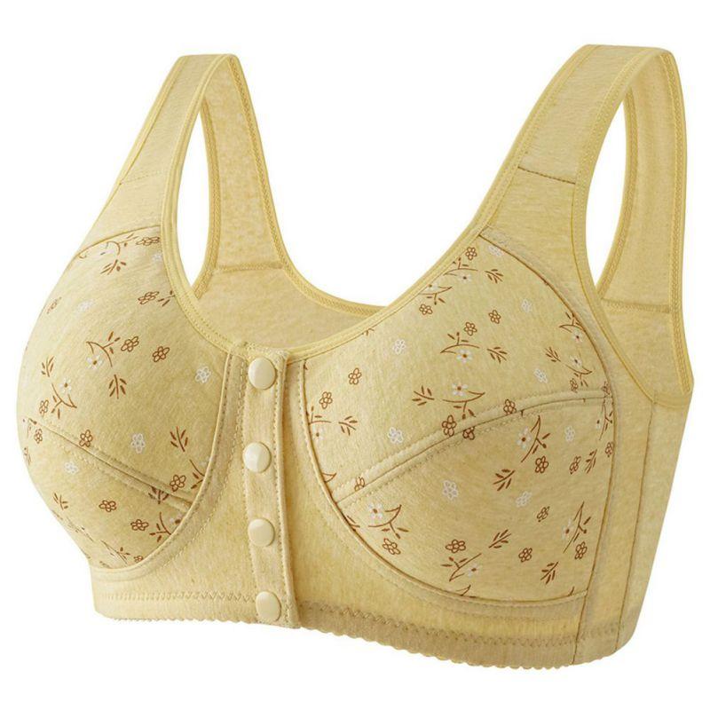 Женский бюстгальтер большого размера с передней застежкой Бюстгальтер на широких бретелях