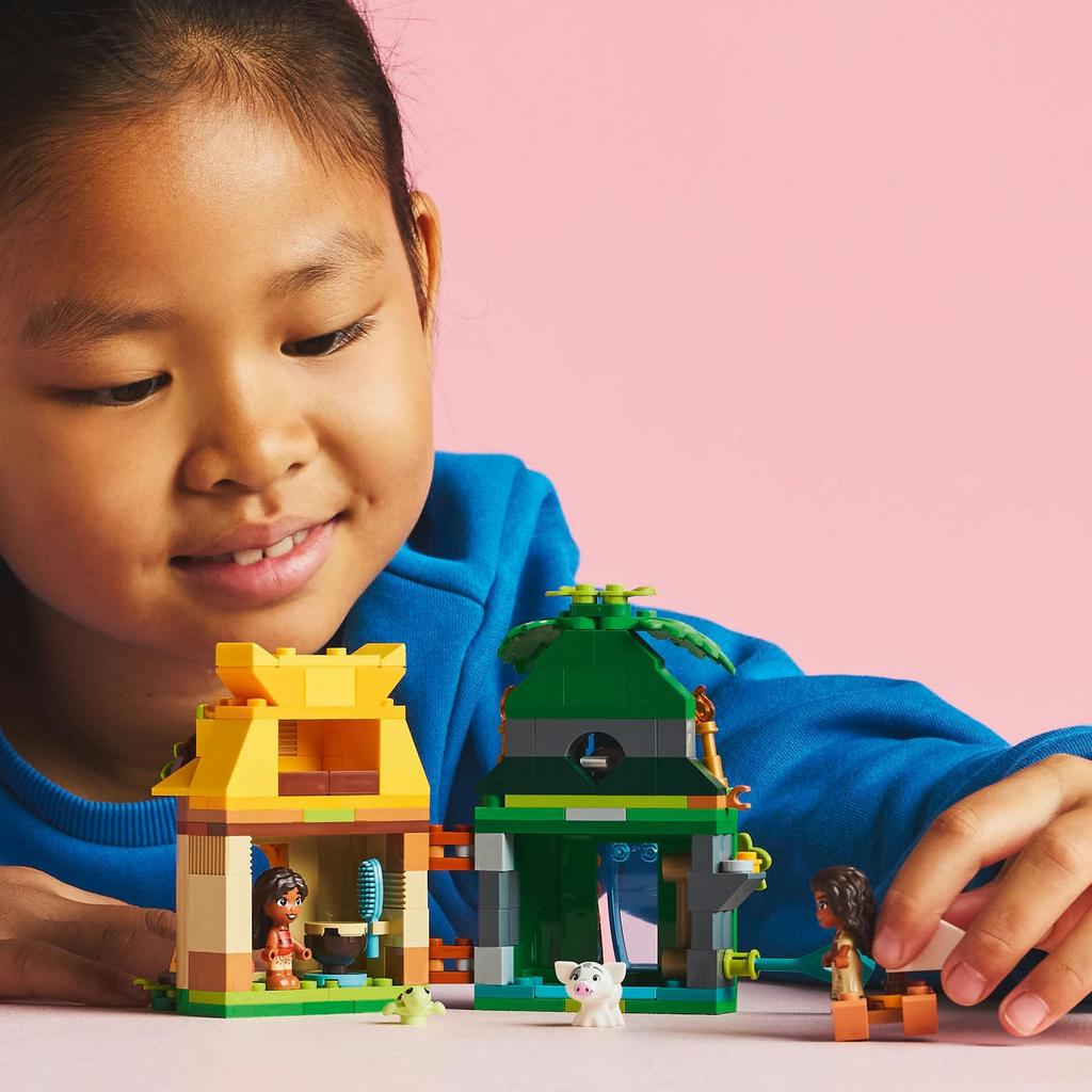 Конструктор LEGO «Островное приключение Моаны из «Истории игрушек»» - Подарок на день рождения, Строительные блоки, Обучающая игрушка для девочек и мальчиков, Возраст 5, 6, 7, 8 лет, Disney Goo