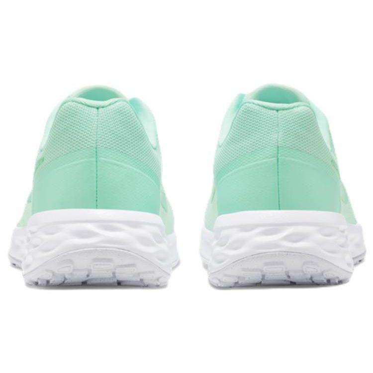 Nike Revolution 6 Next Nature Удобная Модная Дышащая Низкая Повседневная Беговая Обувь Женские кроссовки Зеленые Белые DC3729-300