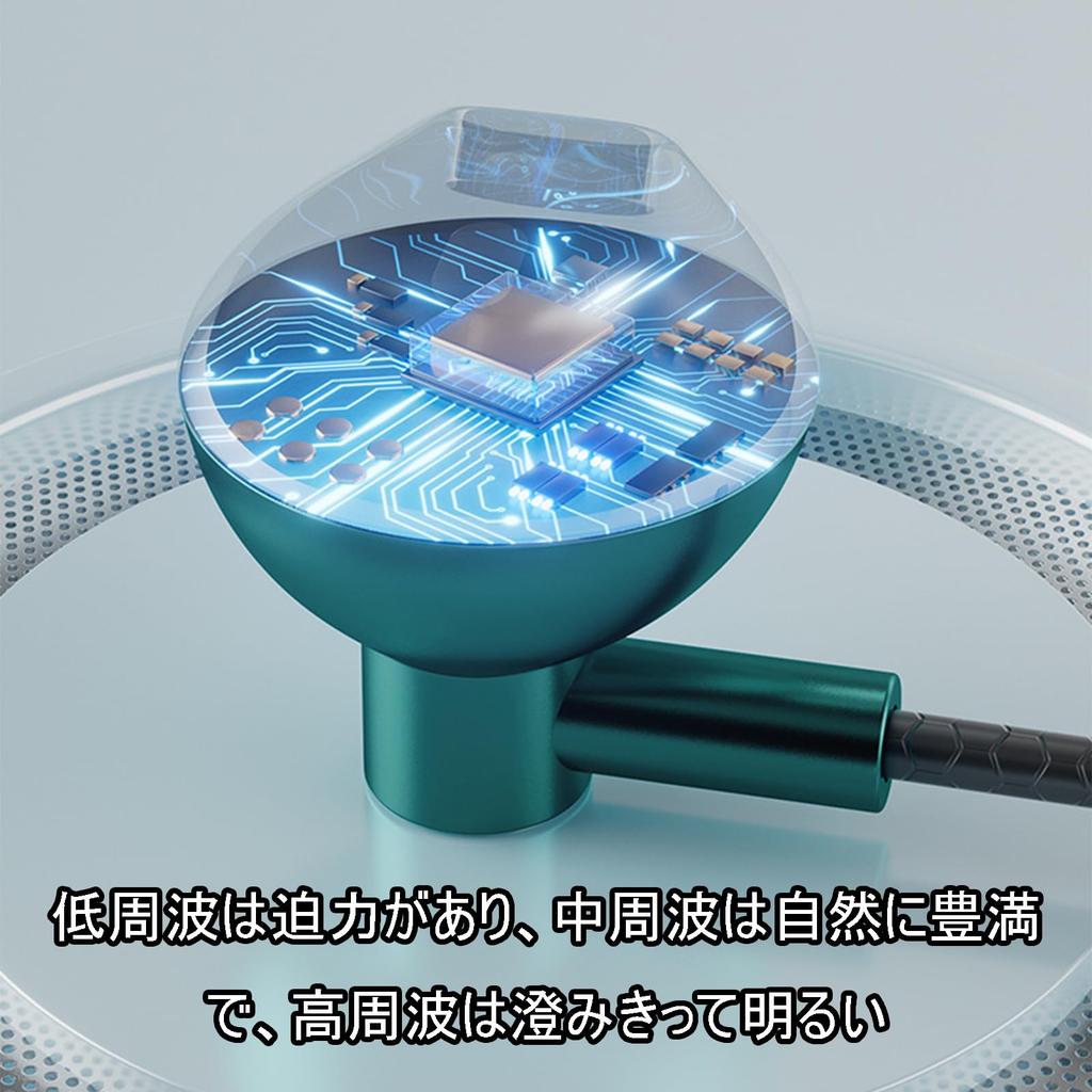 Wired with Volume Voice Compatible with Earphones, 3.5mm Jack, In-ear Type, Microphone, Control, Calls, Green, iOS, iPad, Android, PC, MP3, Etc.