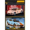 1/24 Porsche Panamera GULF Суперкар Литой сплав и Игрушечные транспортные средства Металлическая модель игрушечного автомобиля Звук и Свет Коллекционная игрушка