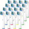Electric Toothbrush Heads, 16 Replacement Brush Heads, Compatible with SB17A/50A/60A/17S/18A/20A/25A/417A Replacement Heads