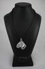 Bedlington Terrier, Rothbury Terrier, Rodbery Terrier – Necklace with dog, silver-plated pendant for dog fan | Art-Dog