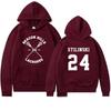 Осенняя толстовка Teen Wolf Beacon Hills Stilinski 24 Lahey McCall Мужская Женская Мода Новый Дизайн Бренда Пуловер Мужские Флисовые Толстовки