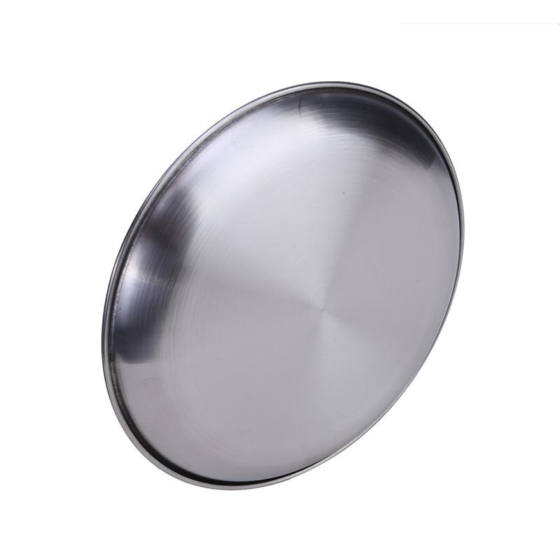 Винтажный поднос из нержавеющей стали с золотым декором для десерта и кофе, кухонная тарелка для торта, поднос для сервировки блюд в западном стиле