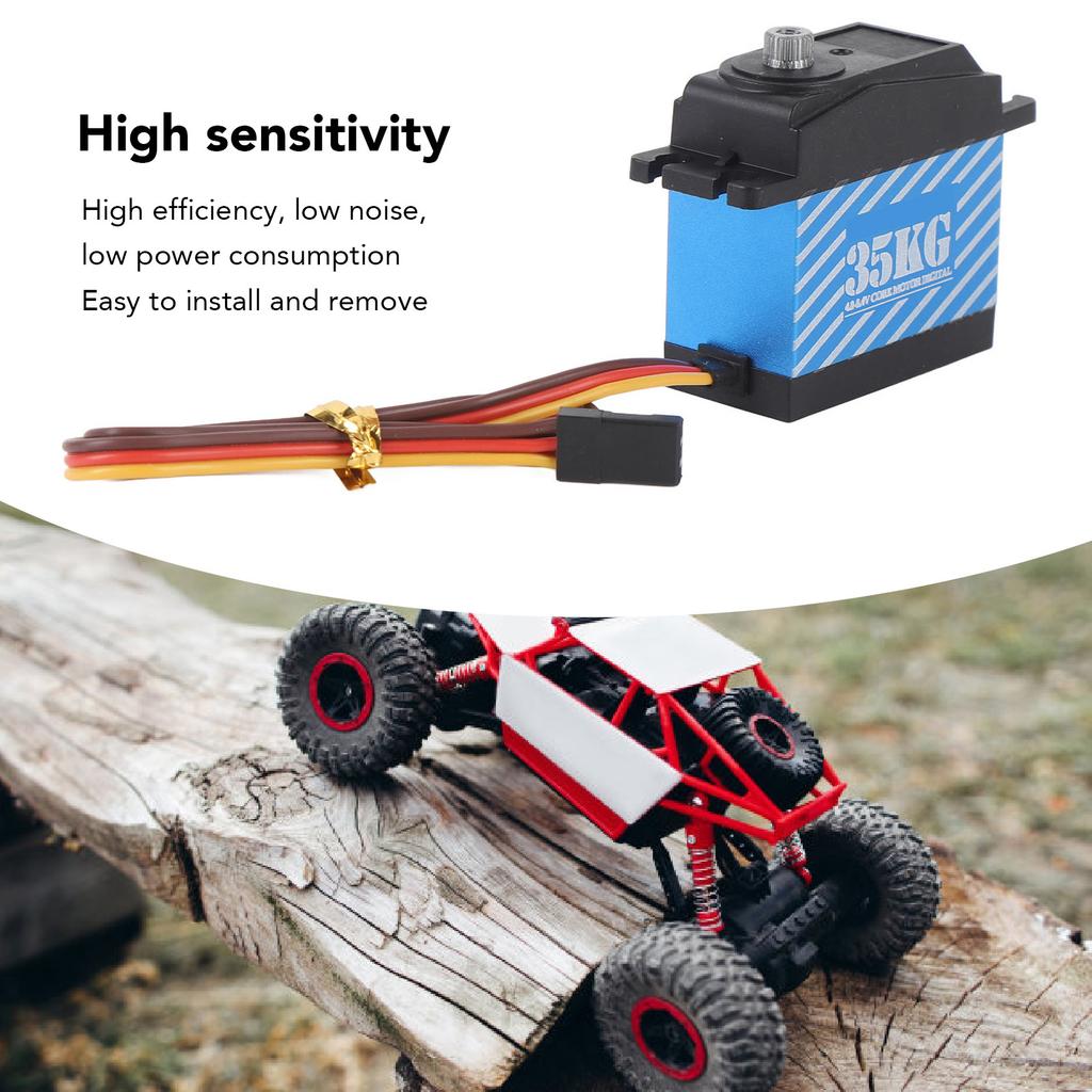 RC Winch Servo RC Winch Servo Water Resistant for 1/10 RC Crawler Car Ship Robot Model Upgrades Parts RC Robot Winch Servo