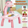 (H0826)Dinosaur Children's Drawing Desk, With Projector, Educational Toy , Removable Projection Table For Kids Gift