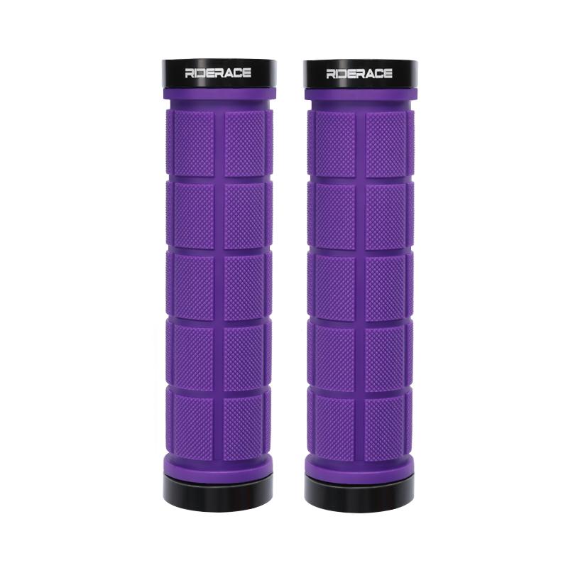 MTB Grips For 22.2mm Rubber Non-Slip Soft Comfortable Bicycle Handlebar Grips Dual Lock Ring For Scooter BMX Bike Accessories