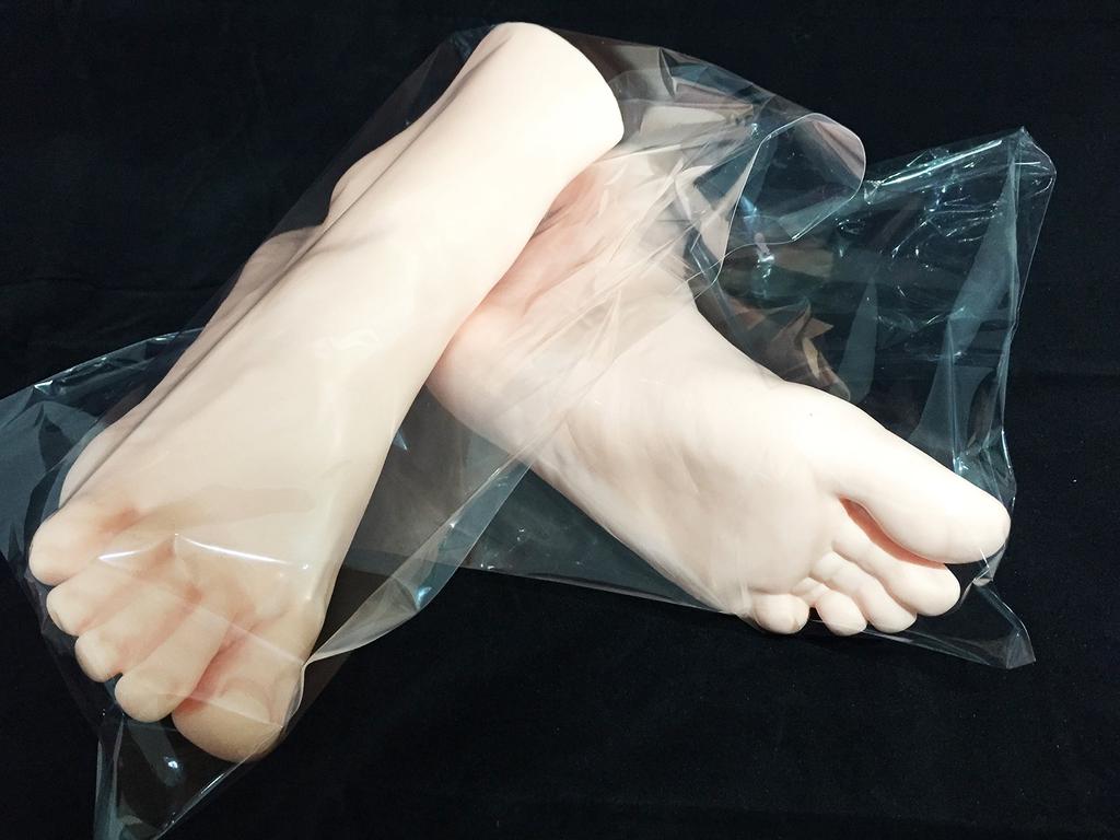 Foot Mannequin Torso Female Realistic Foot Model Life Size Legs (Both Set)