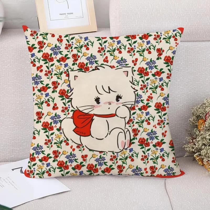 Декоративные подушки для дивана Mikko Illustrations Наволочки для подушек Подушка для пары Наволочки Украшение для машины Осенний декор Чехол