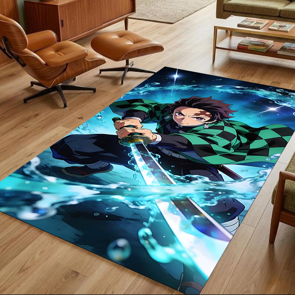 Electric Love Connection Non-Slip Home Carpet Design for Office Decor Living Room Gift