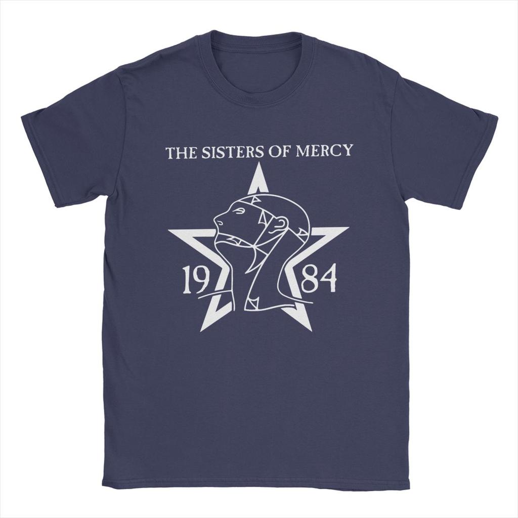 1984 Футболка The Sisters Of Mercy, мужская хлопковая винтажная футболка с круглым вырезом, футболки с коротким рукавом, новое поступление