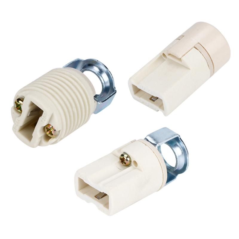 Винт G9 Diy Light Керамический держатель лампы Бытовой стол Напольный светодиодный цоколь лампы для освещения Аксессуар Головка Конвертируемая розетка