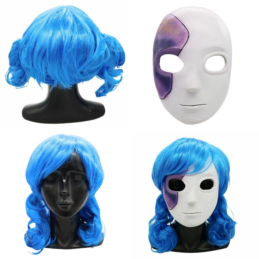 Латексная маска Салли Фейс для косплея с удобной посадкой, идеально подходящая для Хэллоуинских вечеринок