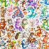 10 30 50Pcs Funny Animal Cute Pets Cycling Stickers Book Diy Skateboard Toys Guitar Luggage Suitcase Decoration Graffiti Sticker