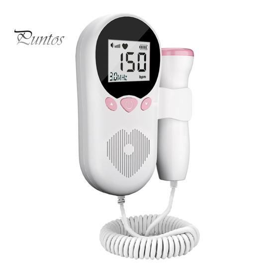 Фетальный монитор с большим ЖК-экраном, удобным интерфейсом, простым в считывании показаний, работающим от батареи, портативным монитором сердечного ритма ребенка