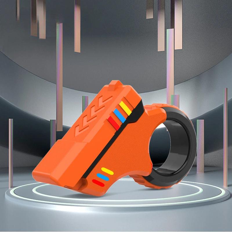 Magnetic Push Card Fidget Roller Pushing Plate Paragraph Ring Mechanical Slider Ratchet Wheel Stress Relief Toy Edc For Children