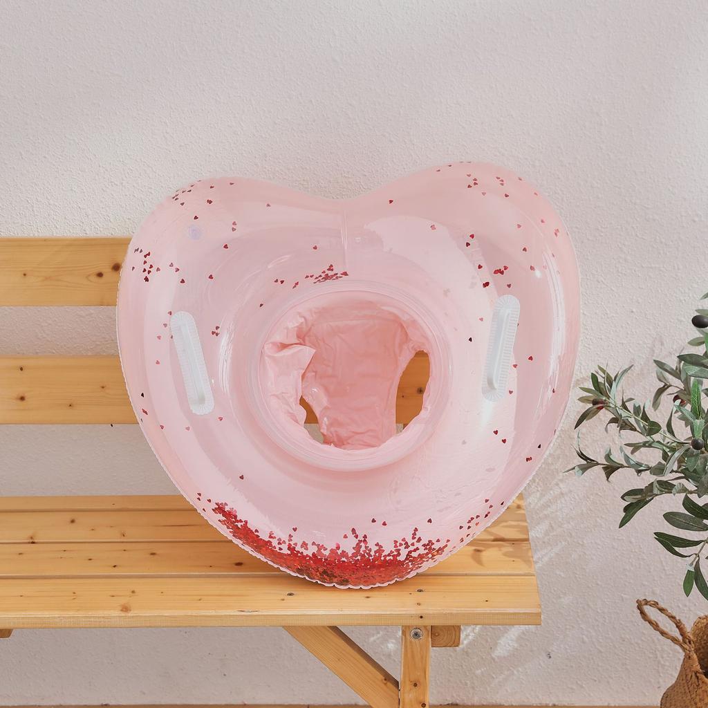 Love Heart Shape Swimming Rings Toy Inflatable Swim Rings Swimming Pool Float Rings Swimming Hoop Inflatable Pool Float