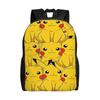 Рюкзак с мультяшным персонажем Charmander Группа Молодежный Полиэстеровый Велосипедный Рюкзак Мягкий Современный Школьный Рюкзак