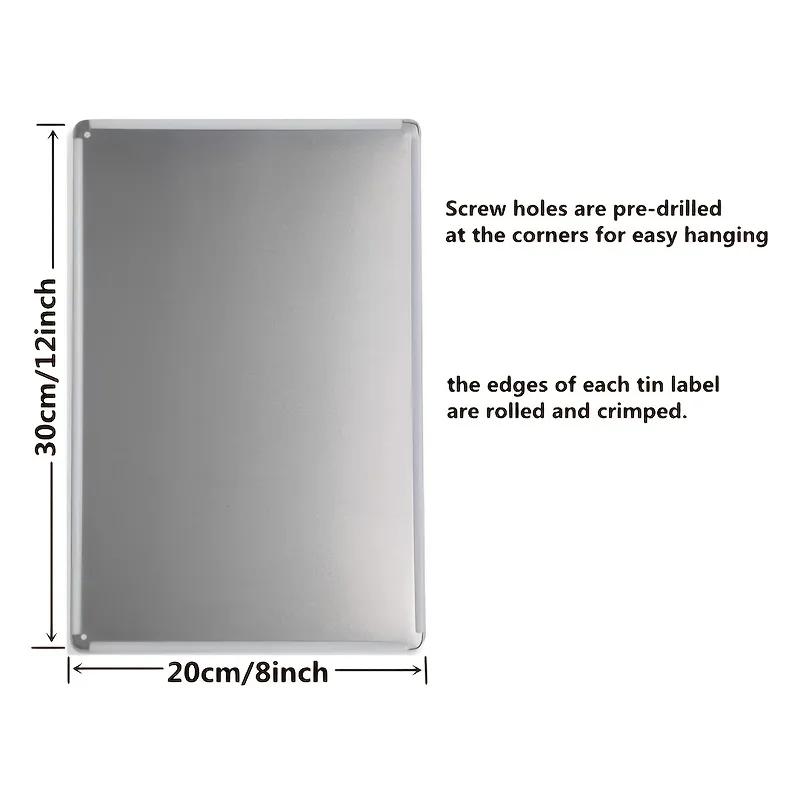 Влейте смех в свой дом: «Вечности было бы недостаточно, смешно» Ретро жестяная табличка на собачью тематику