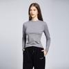 Base Shirt Women's Autumn Clothing Fashionable New Fashion 2025 Long Sleeves Base Shirt Pure Cotton Slim Looking T-shirt Round Neck Tops Tide