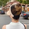 Женская кепка для защиты от солнца, кепка с открытым верхом, которую можно завязать в хвост, обеспечивает защиту от солнца и УФ-излучения, универсальная, делает лицо