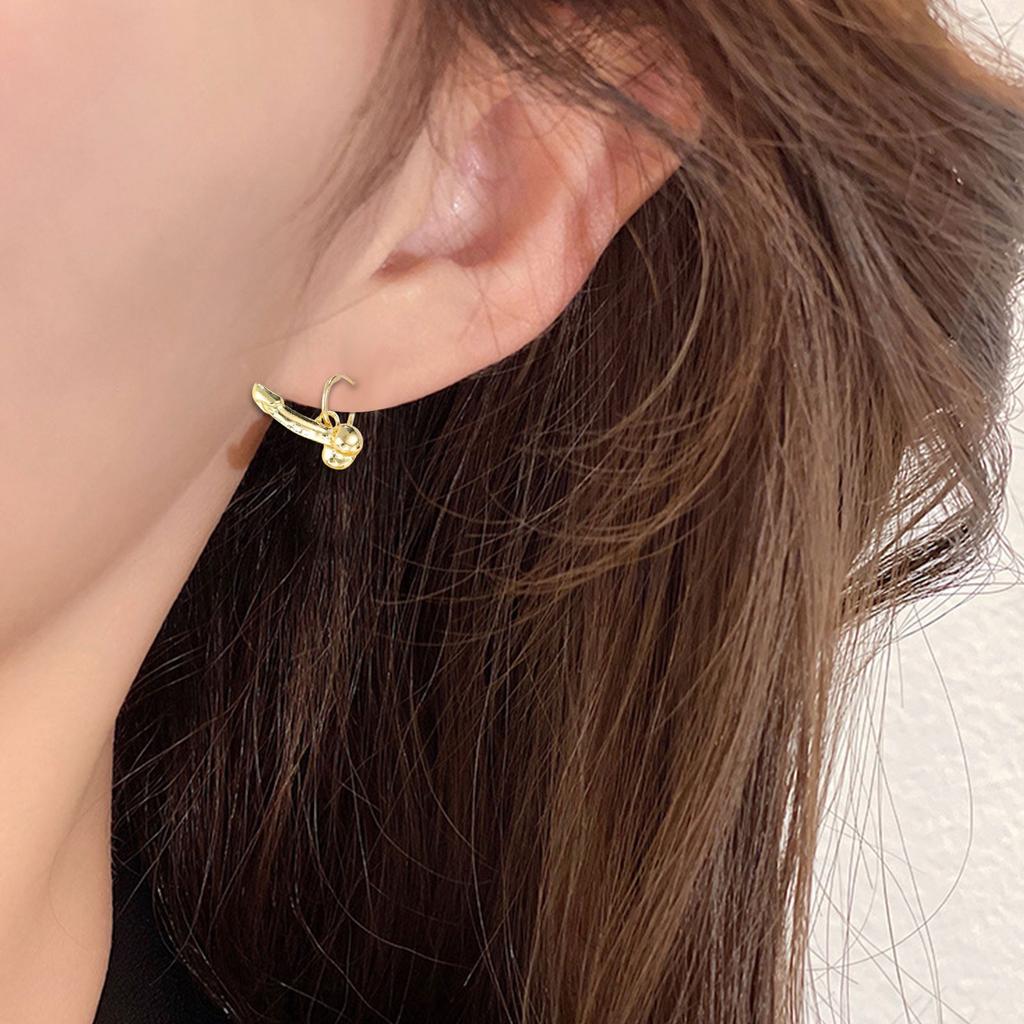 1 пара креативных забавных сережек, многофункциональные модели серег, металлические серьги-подвески