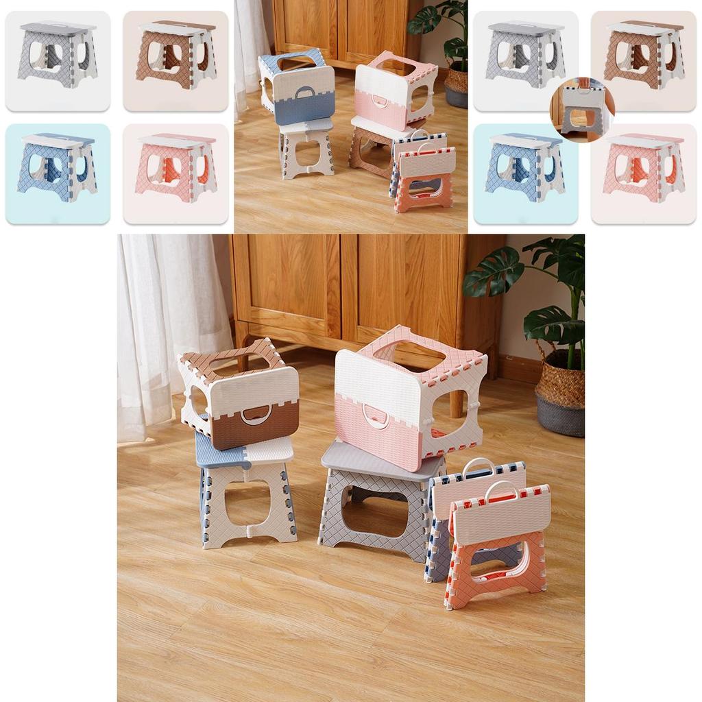 Складная многоцелевая пластиковая стремянка, прочное сиденье, домашний переносной стул для кемпинга