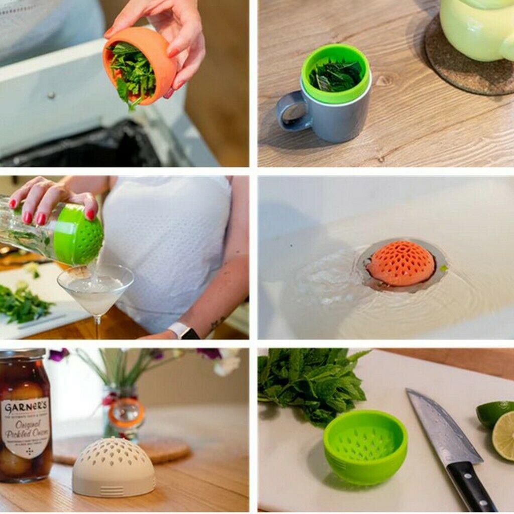 Multifunctional Food Grade Silicone Mini Funnel Cover Household Gadgets Filter Canned Food Filter Cover Kitchen Accessories