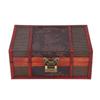 Classical Wooden Jewelry Storage Box Chest Case Holder Organizer with Lock