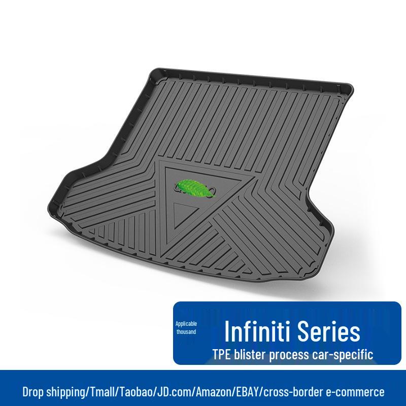 Waterproof Odorless TPE Trunk Mat for Infiniti Q50L, QX30, QX50, QX70