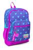 Детский школьный рюкзак с четырьмя отделениями Coral High Kids Lavender Pink Heart Pattern 23706