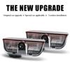 2025 Hot 2PCS Car Door Projector Decor Lamp LED Welcome Lights for Skoda Superb 2009 2013 2014 Badge Emblem Auto Decoration Acce