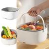 Durable Vegetable Washing Machine Double-Layer Basket Vegetable Cleaner Kitchen Use