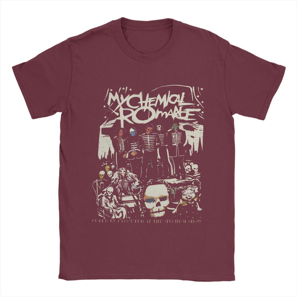 My Chemical Romances T-Shirt Men Vintage Cotton Tee Shirt O Neck Short Sleeve T Shirts Gift Idea Tops