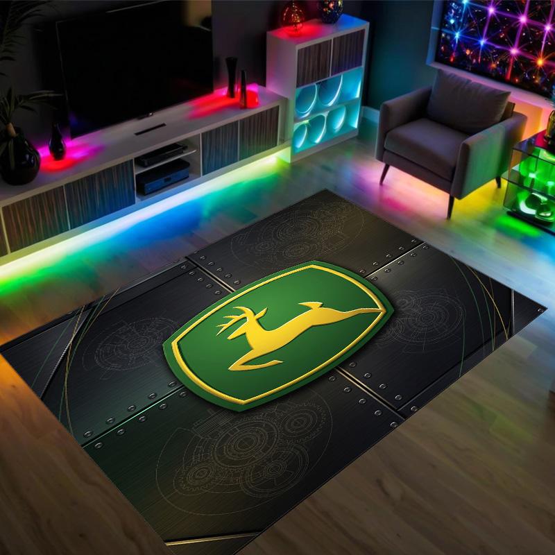 John Deere Дизайн Хрустальный Велюровый Ковер Уютный Не?Нескользящий ковер с принтом для спальни, гостиной, прихожей