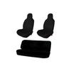 Чехол на сиденье автомобиля Mini Cooper S, передний и задний чехлы, черный
