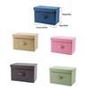Ящик для хранения, однотонные компактные контейнеры для магазинов, бытовые коробки с прочной ручкой, одеяло, обувь, носки, нижнее белье