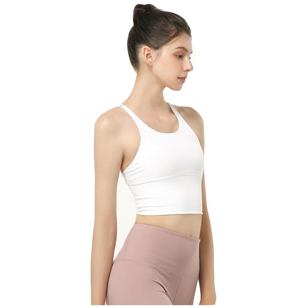 Komorebi Pierce Sports Bra with Stays Yoga High Slimming Everyday Women's Cups, Still, Bra, Breathable, Stretchy, Support, Sweat-Wicking,