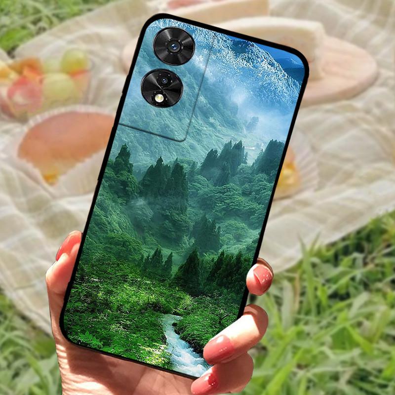 For TCL 505 Case Cover For TCL 50 SE Silicone Soft Marble Black Bumper Funda Coque for TCL 50 5G Full Protective TCL505 TCL50 SE