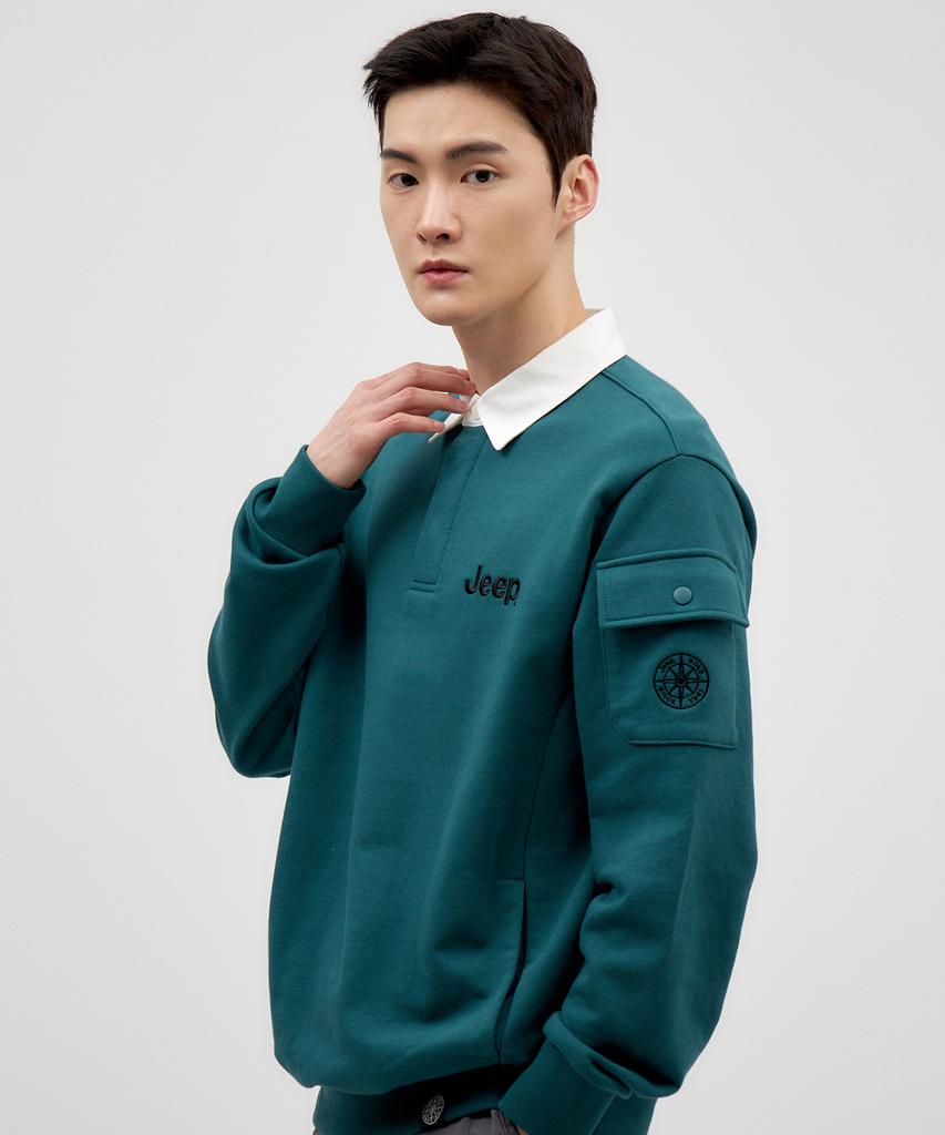 JEEP Collar Sweats (Jo1Tsu811Gn)
